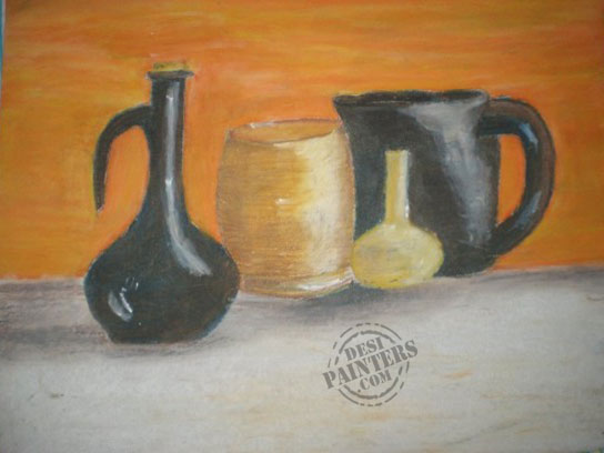 Still Life Pastel Work - DesiPainters.com