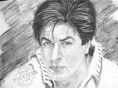 Sharukh Khan - DesiPainters.com