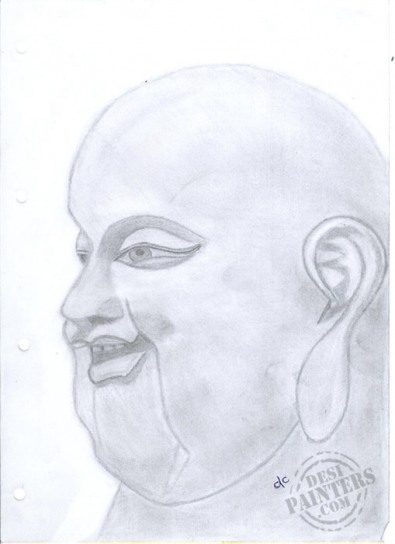 Laughing Buddha - DesiPainters.com