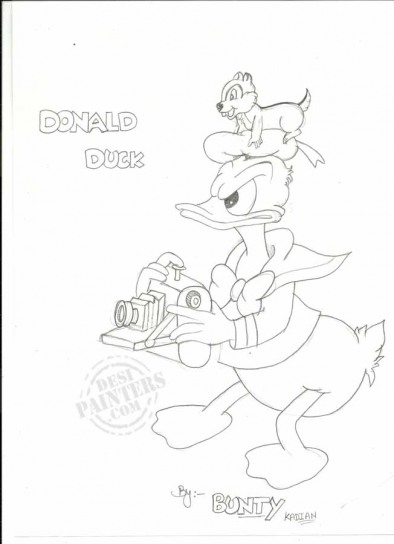Donal Duck - DesiPainters.com