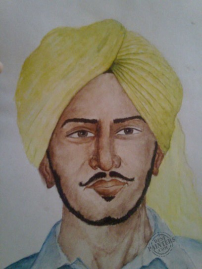 Bhagat Singh - DesiPainters.com
