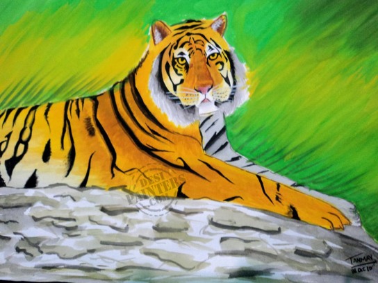 Save Tiger - DesiPainters.com