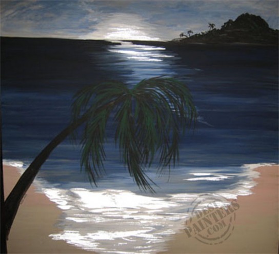 Tropical Moon Light - DesiPainters.com