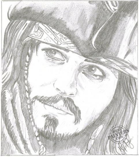 Jack Sparrow - DesiPainters.com