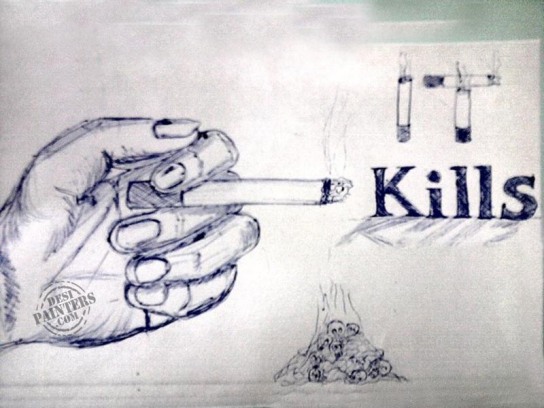 Smoking Kills - DesiPainters.com