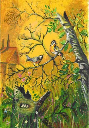 Bird Hunt - DesiPainters.com