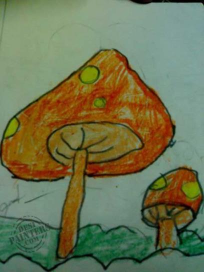 Mushroom - DesiPainters.com