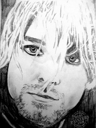 Kurt Cobain - DesiPainters.com