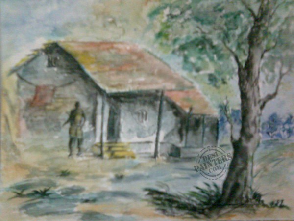 Water Hut - DesiPainters.com