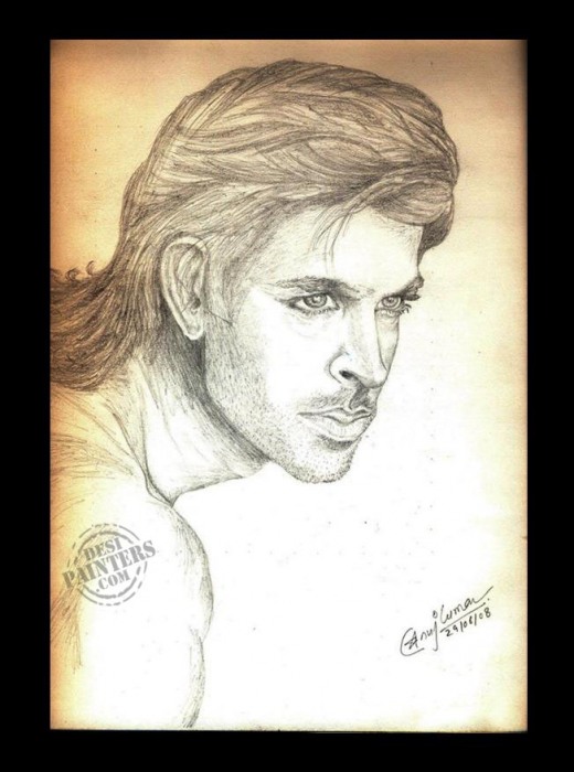 Hrithik Roshan - DesiPainters.com