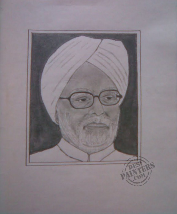 Manmohan Singh - DesiPainters.com
