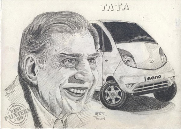 Ratan Tata - DesiPainters.com