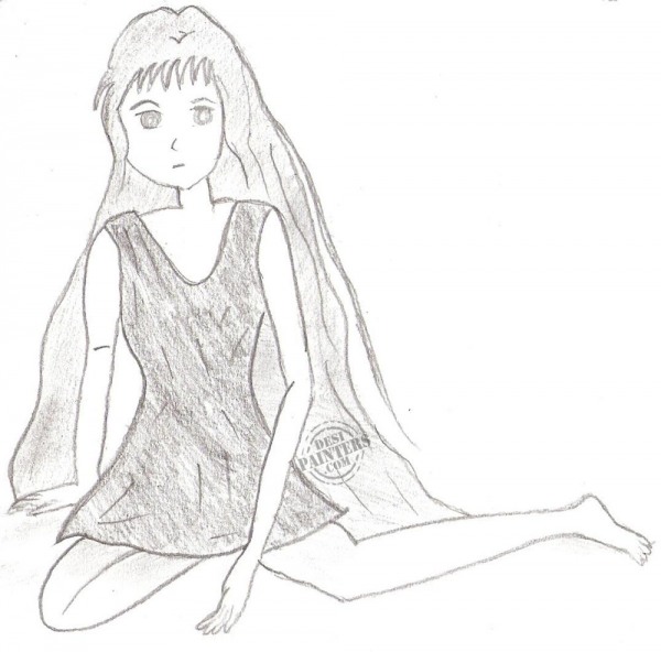 Saddy Girl - DesiPainters.com