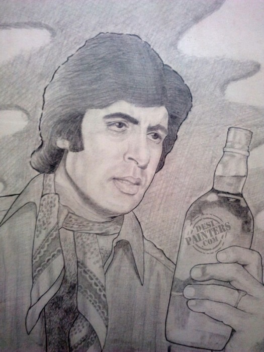 Amitabh Bachchan - DesiPainters.com