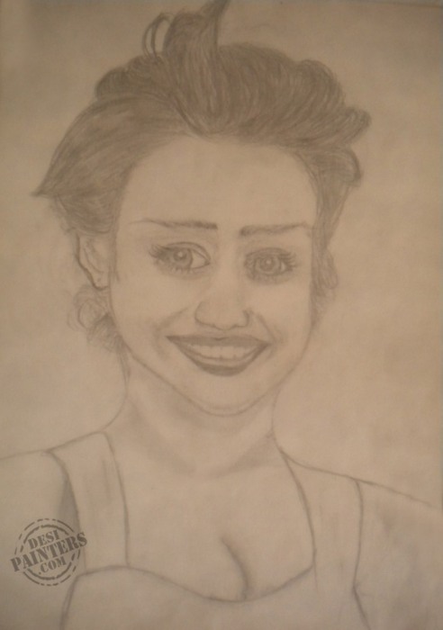 Smile Pencil Sketch