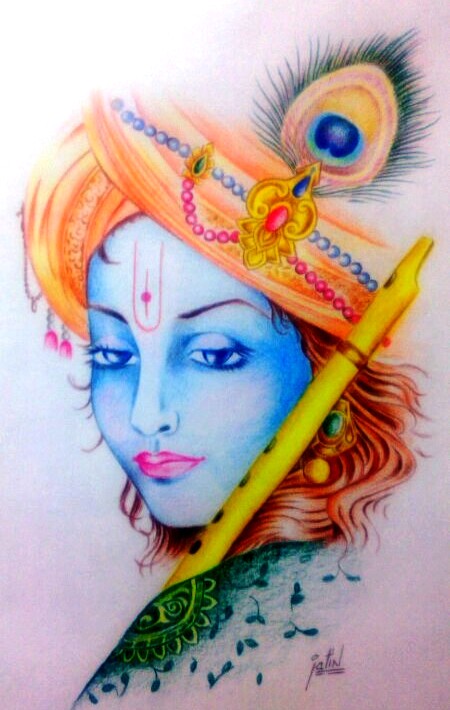 Painting Of Shree Krishan Ji - DesiPainters.com