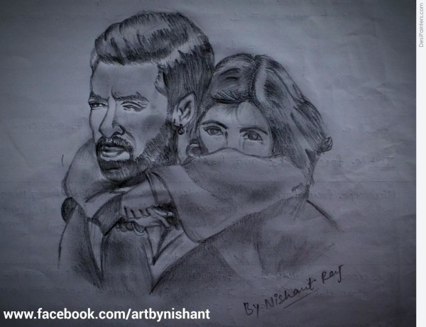 Pencil Sketch Of Bajrangi Bhaijaan - DesiPainters.com