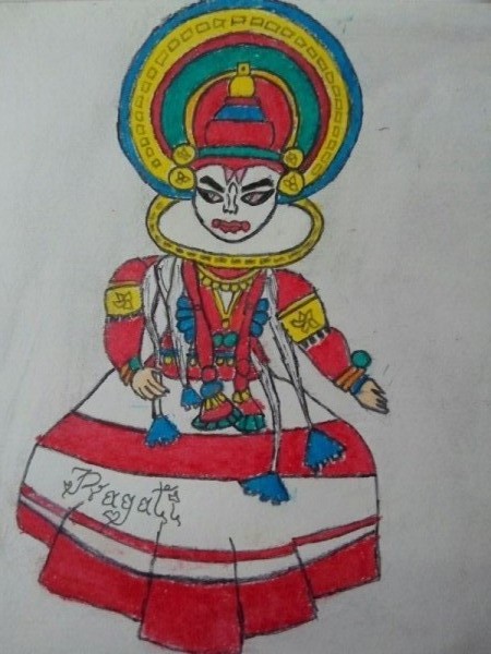 Crayon Painting By Pragati Prajapat - DesiPainters.com