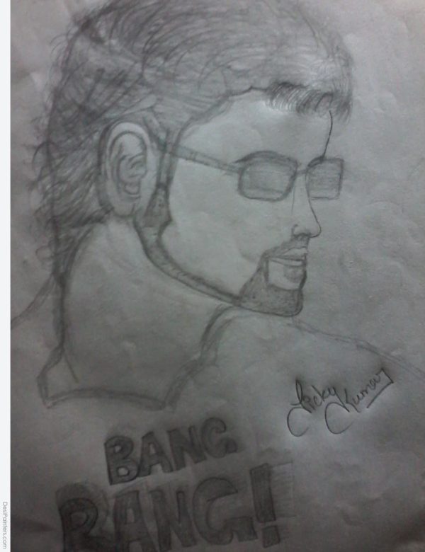 Hrithik Roshan Pencil Sketch