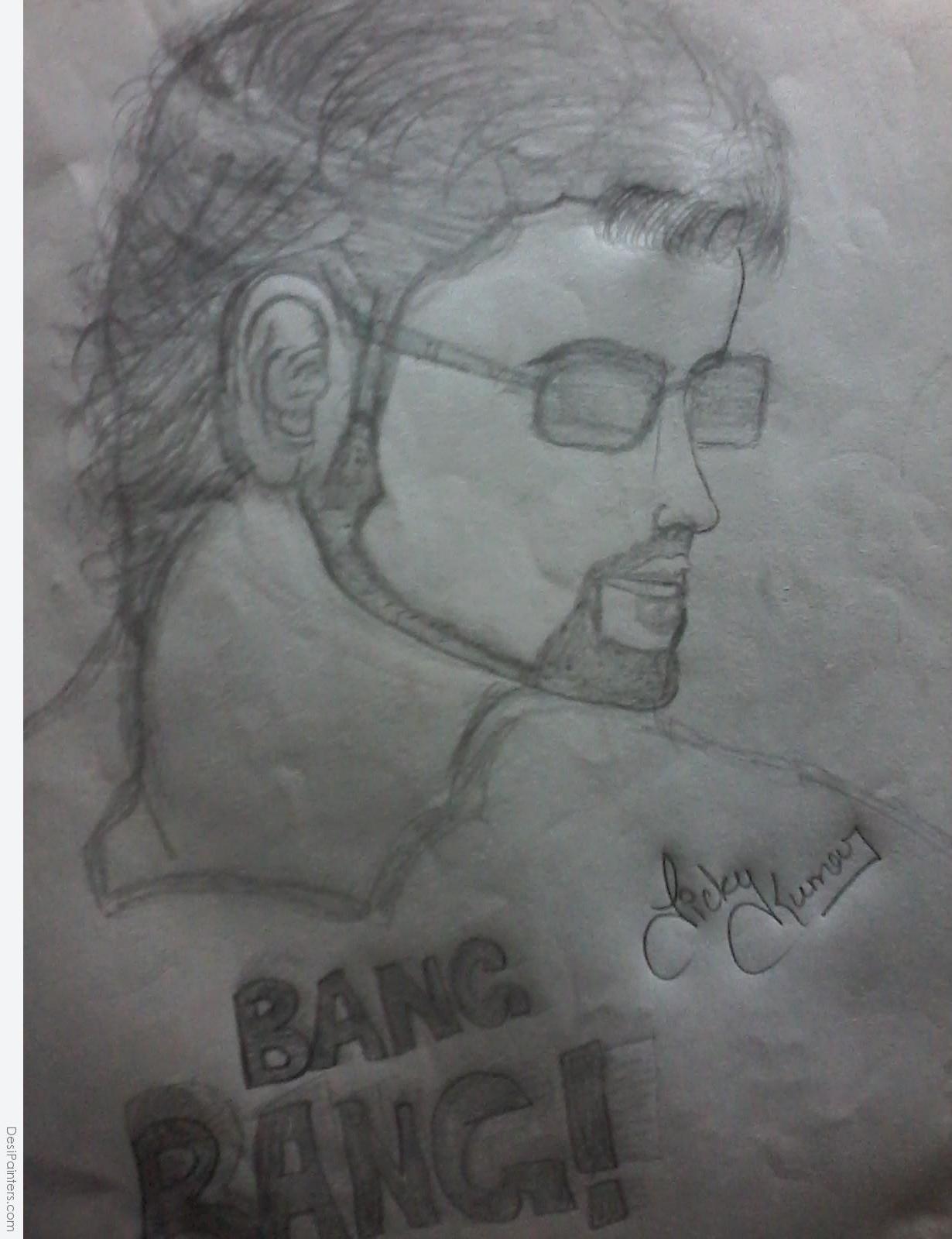 Hrithik Roshan Drawing by Pranshu Chaudhary - Pixels