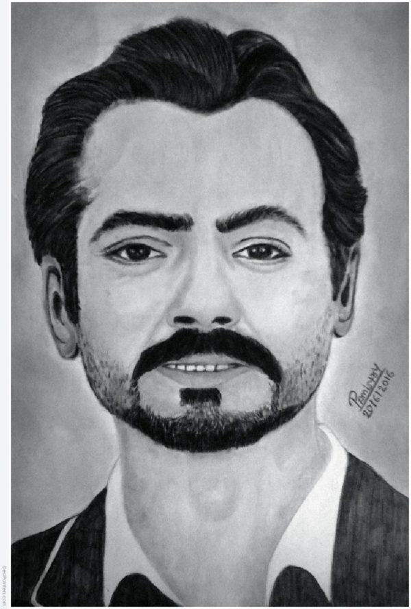 Nawazuddin Siddiqui Pecil Sketch