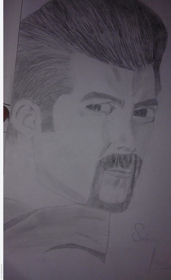 Pencil Sketch Of Salman Khan - DesiPainters.com