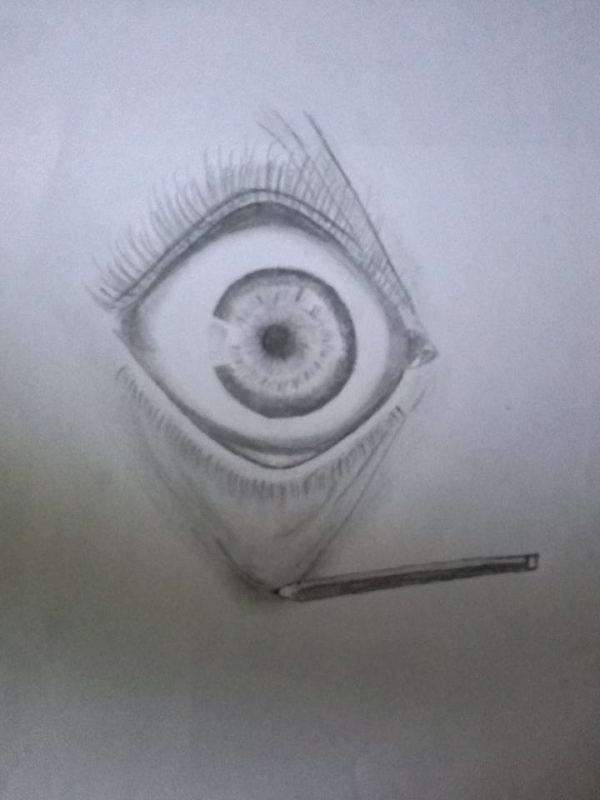 Pencil Sketch of Eye