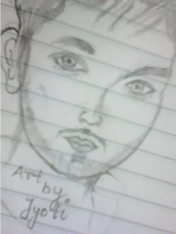 Pencil Sketch of Boy